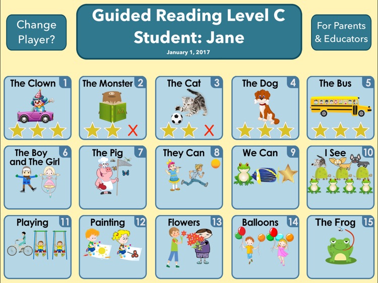 Guided Reading Level C Full