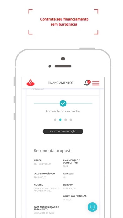 Screenshot #1 pour Santander Financiamentos