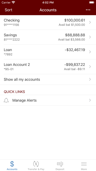 Lawrenceburg Federal Bank Screenshot