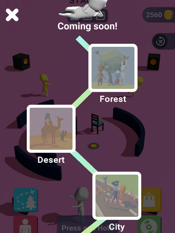Musical chairs: dji dance game iPad screenshot