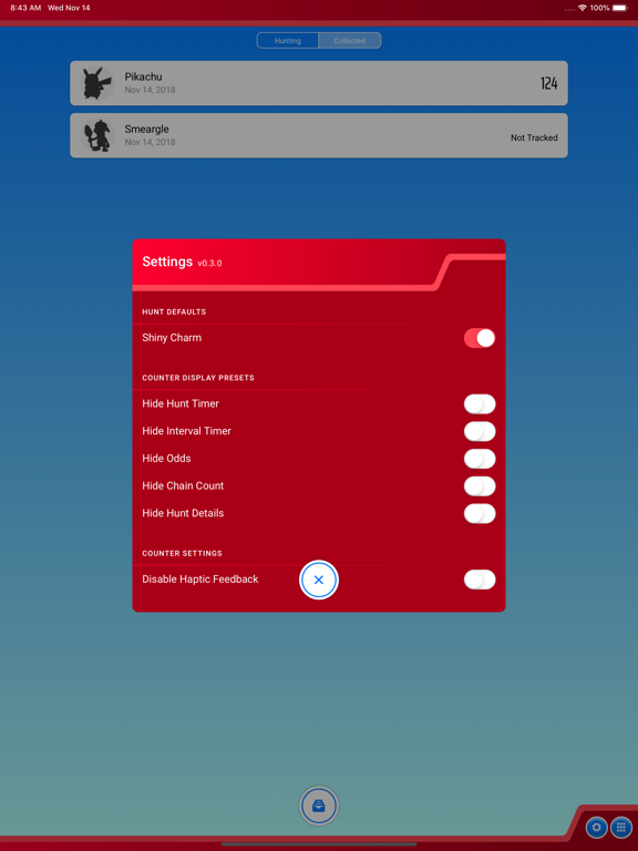Pokétch: Shiny Counter iPad screenshot 7 - Utilities app