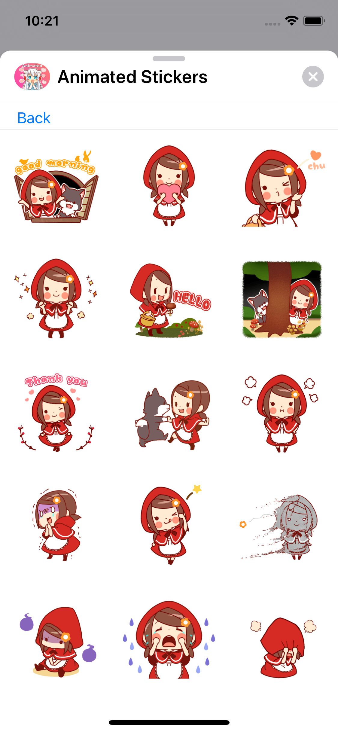Anime Girls ~ Stickers screenshot 5