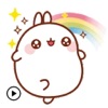 Animated Cute Molang Rabbit app icon - Stickers app for iPhone