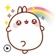 Animated Cute Molang Rabbit app icon - Stickers app for iPhone