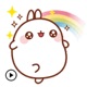 Animated Cute Molang Rabbit app icon - Stickers app for iPhone