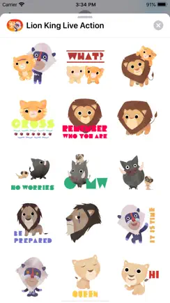 The Lion King Stickers iPhone image 1