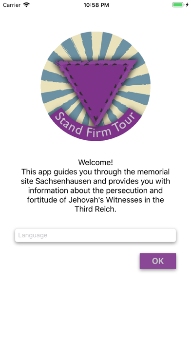 Stand Firm Tour iPhone screenshot 1 - Education app