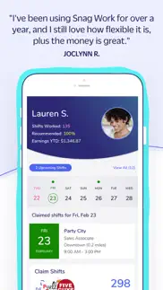 shifts by snagajob iphone screenshot 2