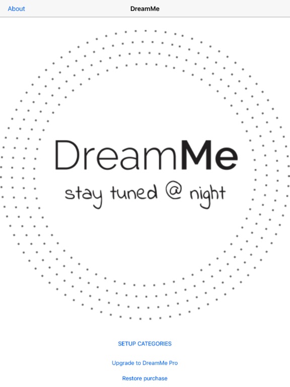 DreamMe iPad screenshot
