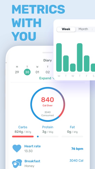 Pulse Checker. Calorie Manager Screenshot