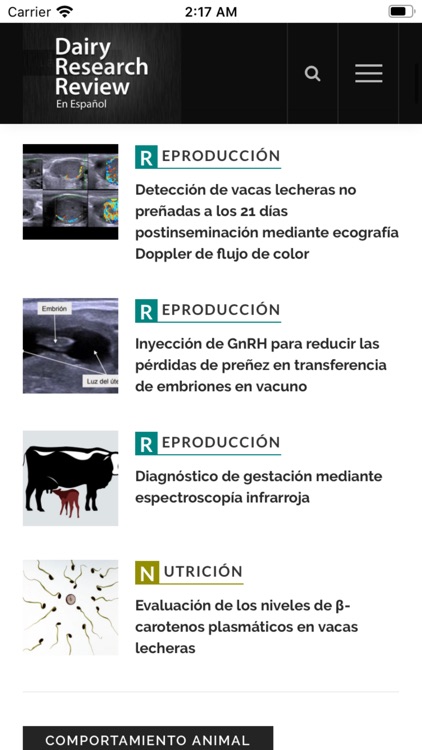 Dairy Research Review