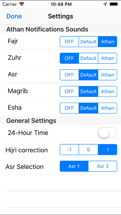 App screenshot