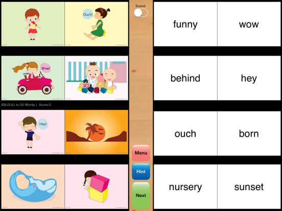 KE-Test: Kindy English Vocab app screenshot 2