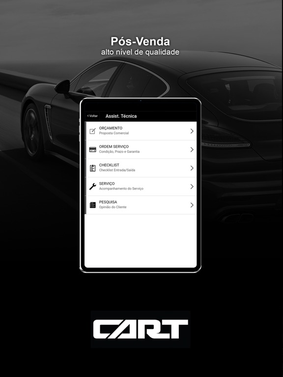 CART VEÍCULOS BLINDADOS iPad screenshot 5 - Productivity app