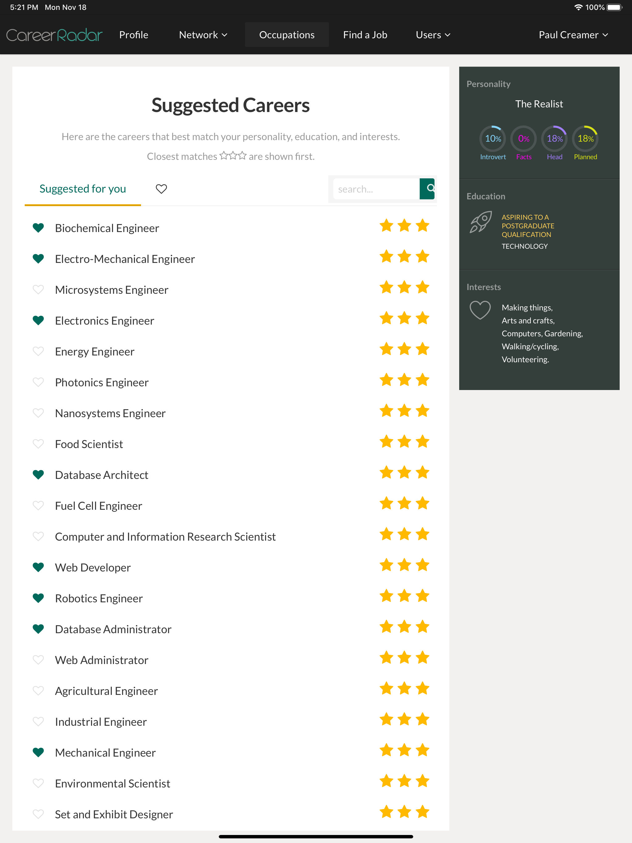 Career Radar screenshot 7