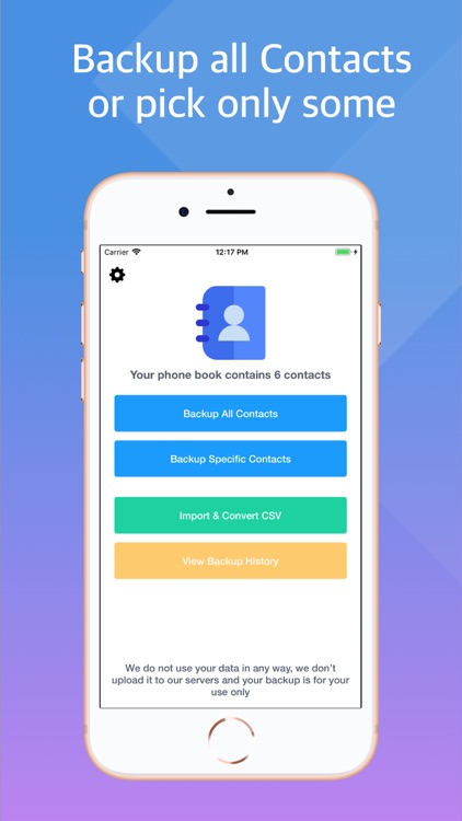 Backup My Contacts Easy