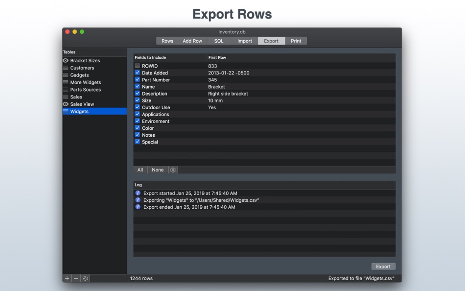 #6. General DB (macOS) 由: Portable Databases