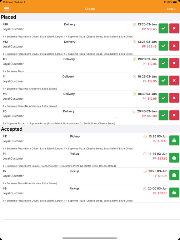 Screenshot #4 pour Order247 Console