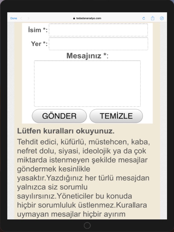 Screenshot #5 pour TED Adana Radyo