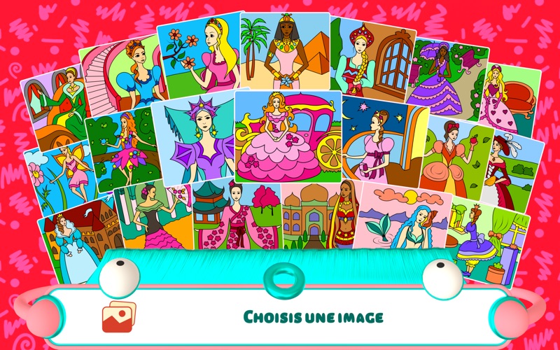 Screenshot #1 pour Livre de coloriage: Princesse+