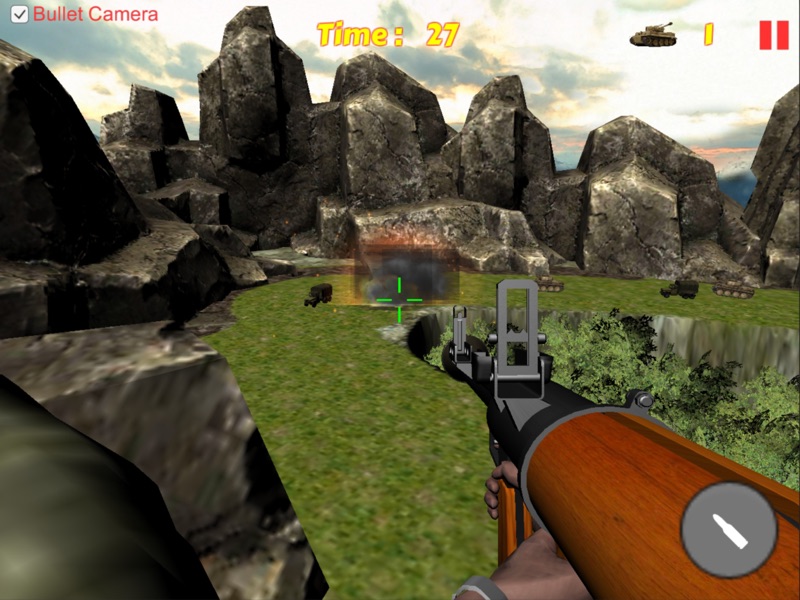 Tanque tiro sniper jogo screenshot 7