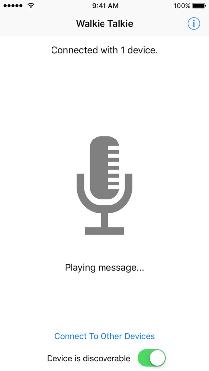 Walkie Talkie (peer-to-peer)