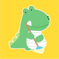 Green Crocodile Animated app icon - Stickers app for iPhone
