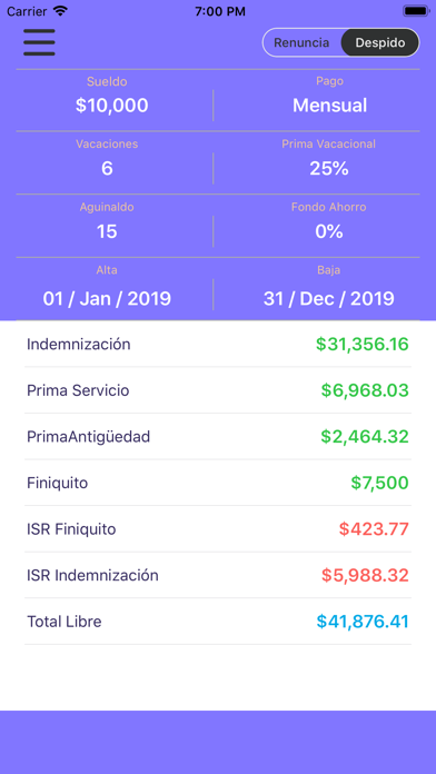 App screenshot