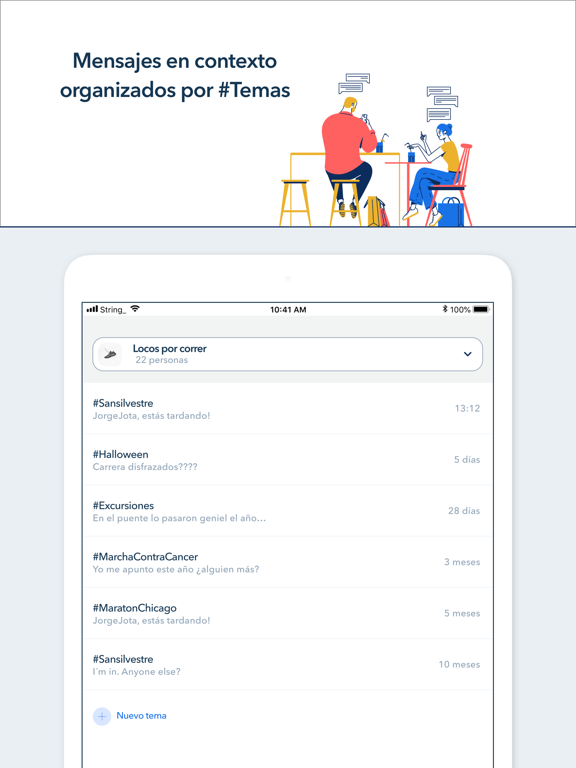 Screenshot #6 pour Tach - Mensajería para grupos
