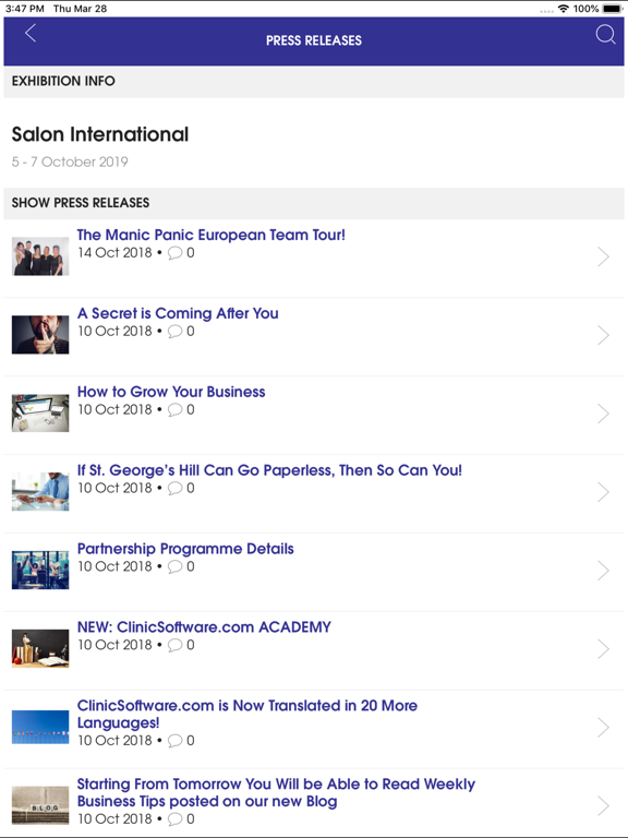 Screenshot #6 pour Salon International Show