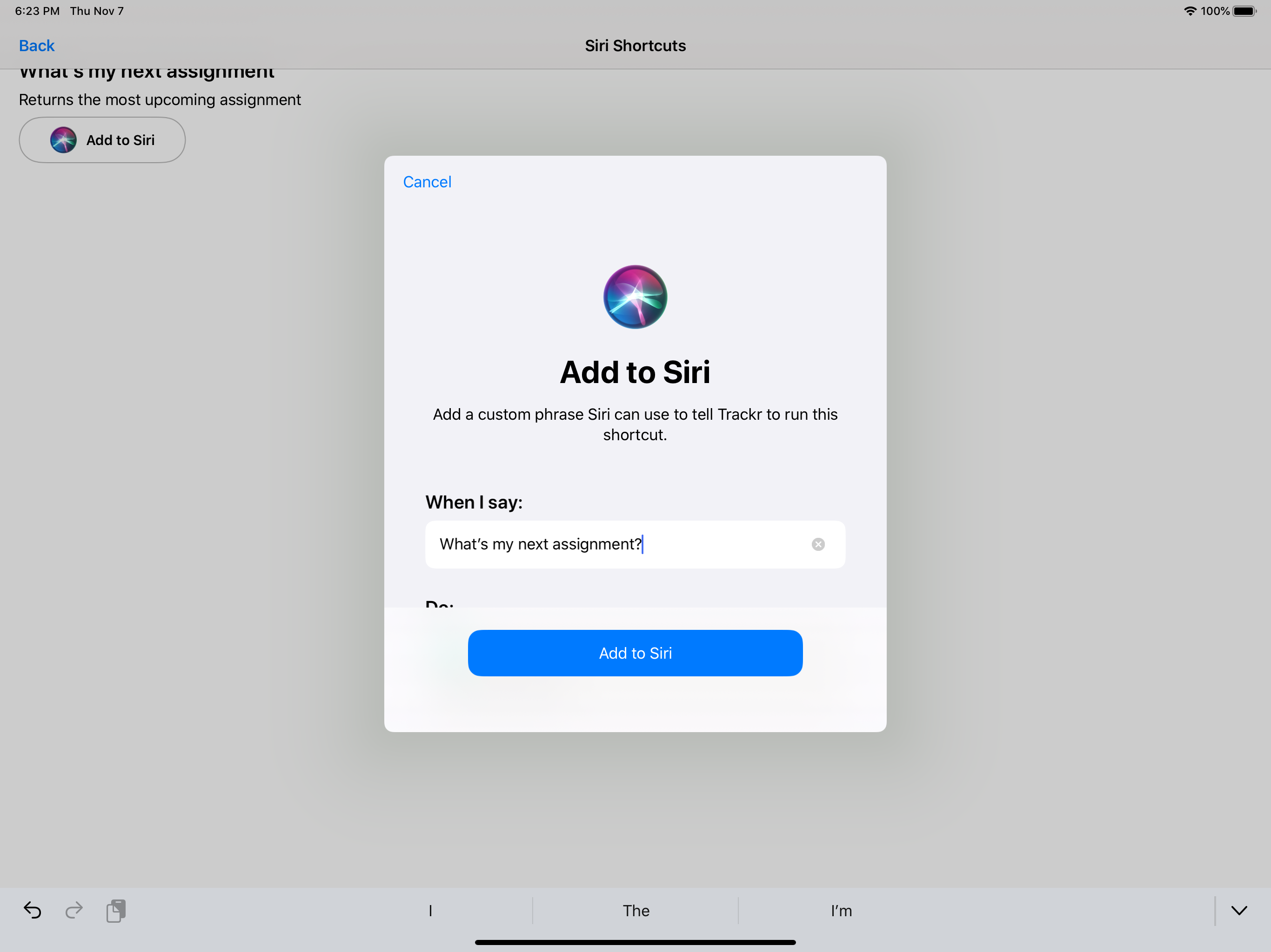 Trackr - Manage Assignments screenshot 9