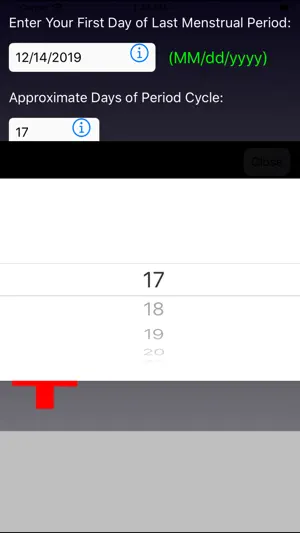 Ovulation Estimator screenshot 3