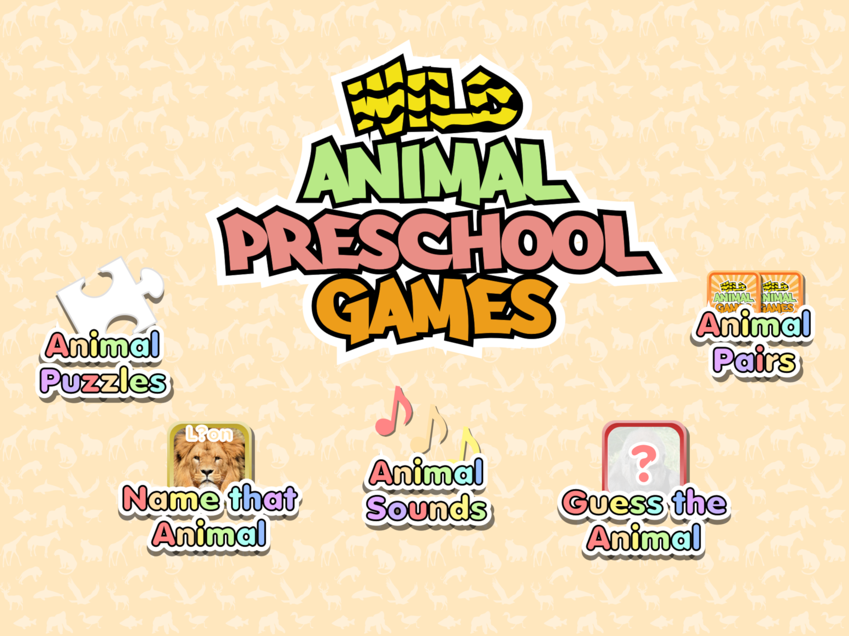 Wild Animal Preschool Games screenshot 6