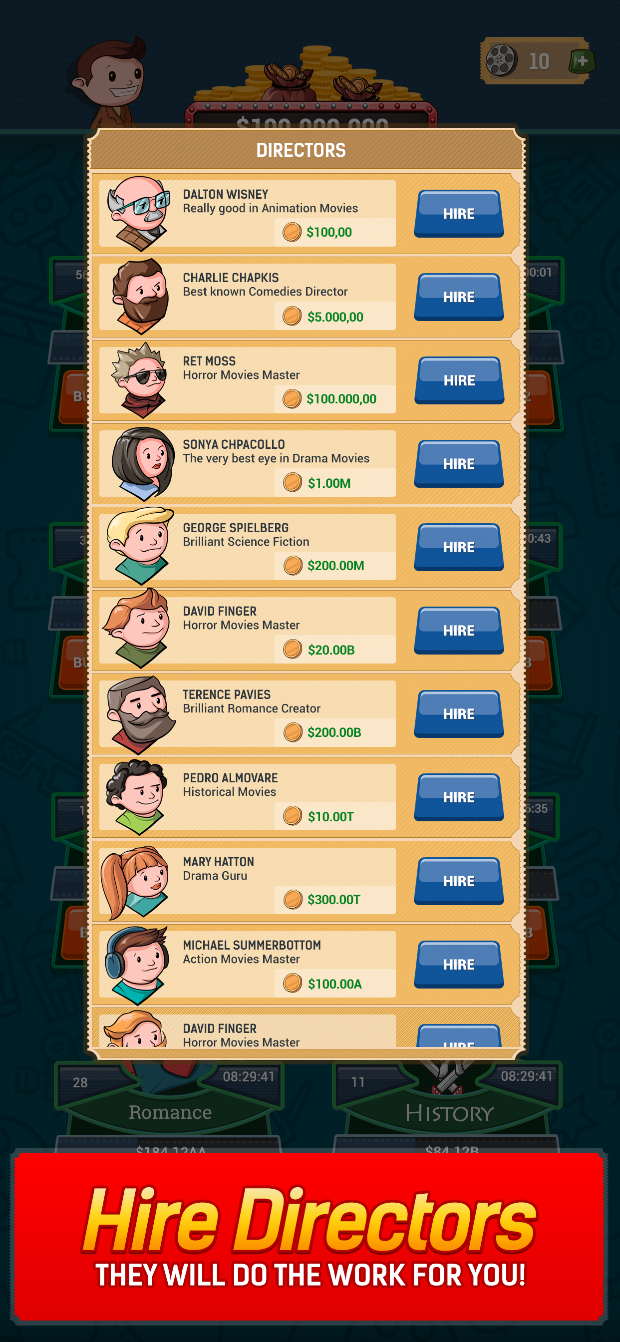Idle Film Empire Clicker screenshot 3