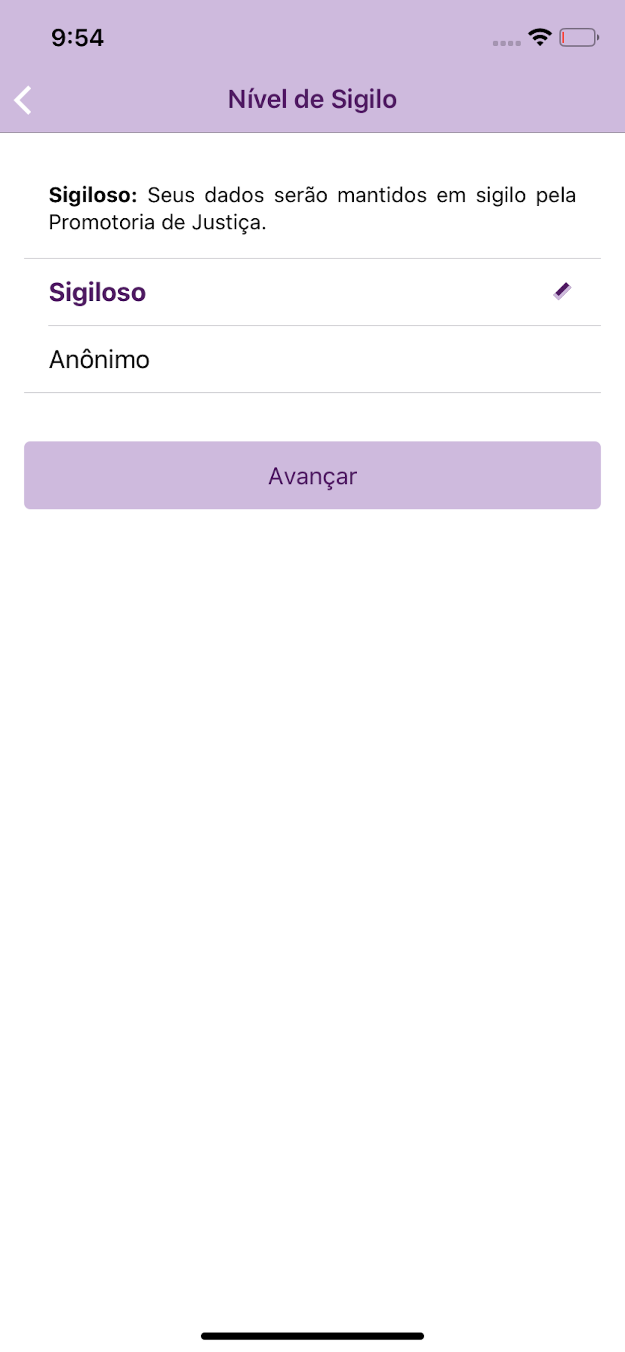 Proteção Mulheres screenshot 4