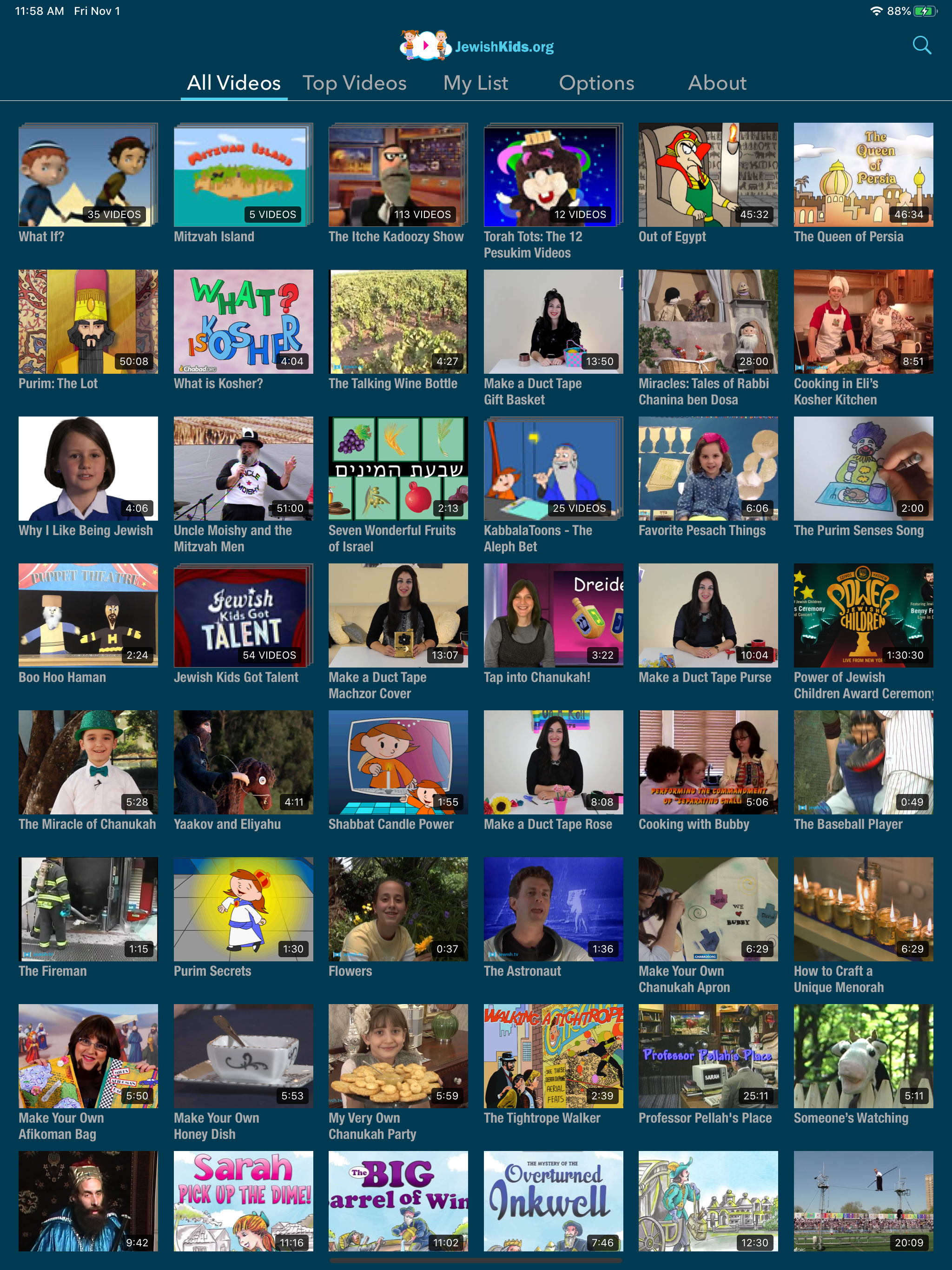 Jewish Kids Videos