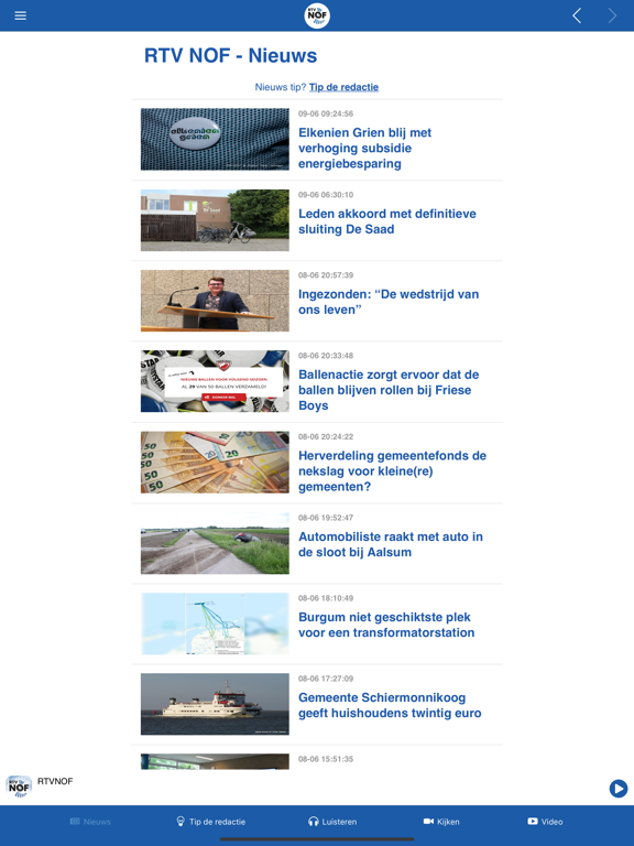 Screenshot #4 pour RTV NOF - Nieuws