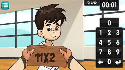 Screenshot #1 pour Times Tables Karate Lite