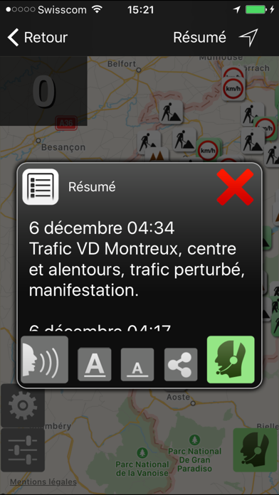 Screenshot #2 pour Swiss Traffic