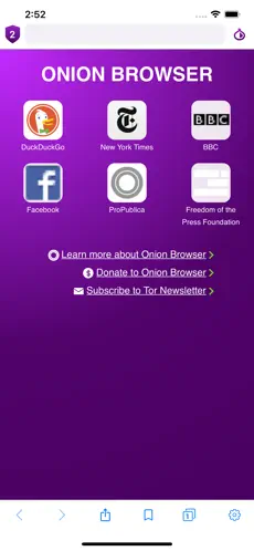 Screenshot 2 Onion Browser iphone