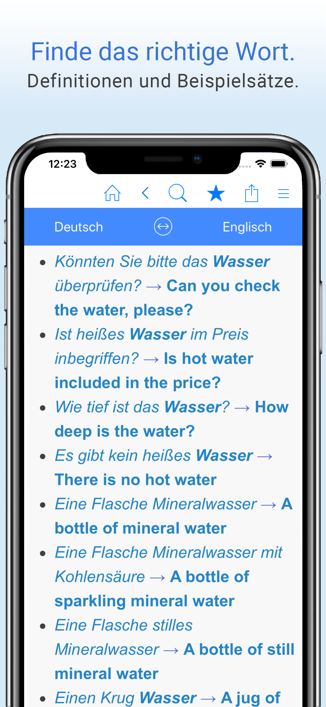 Deutsch-Englisch Wörterbuch. screenshot 3