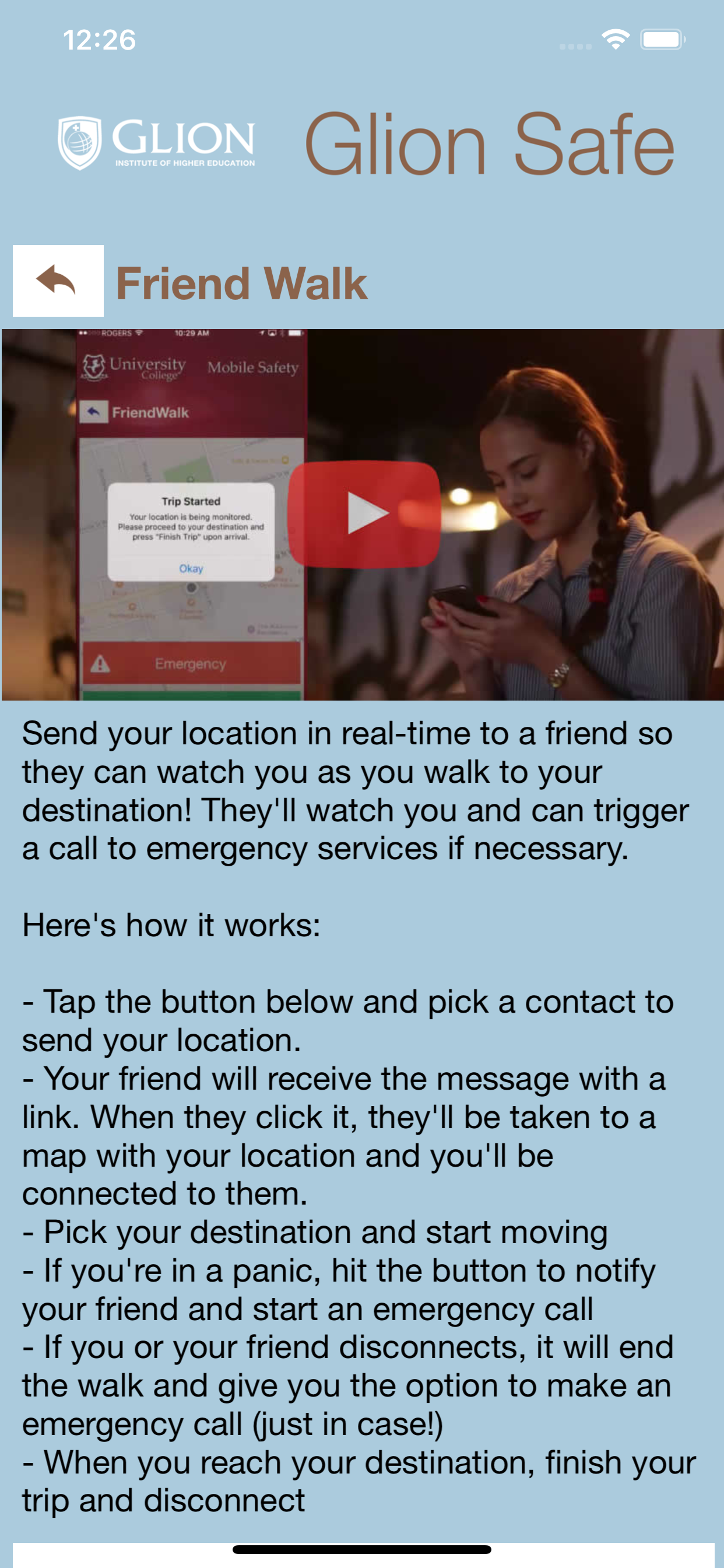 Glion Safe screenshot 3