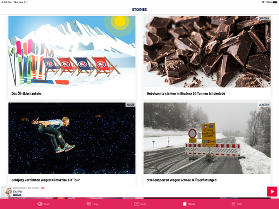 Hitradio Ö3 iPad screenshot 4 - Music app