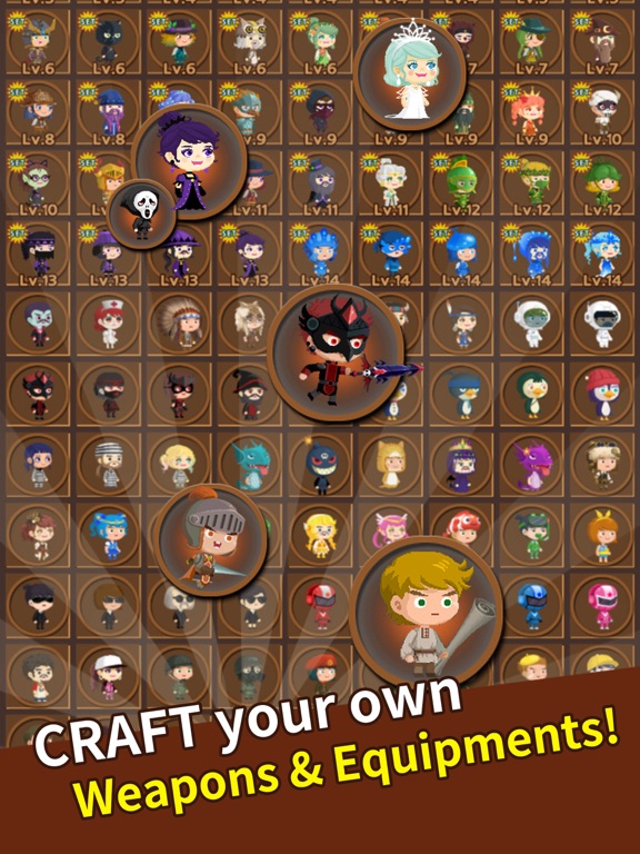 Job Hunt Heroes : Idle RPG iPad screenshot 5 - Games app