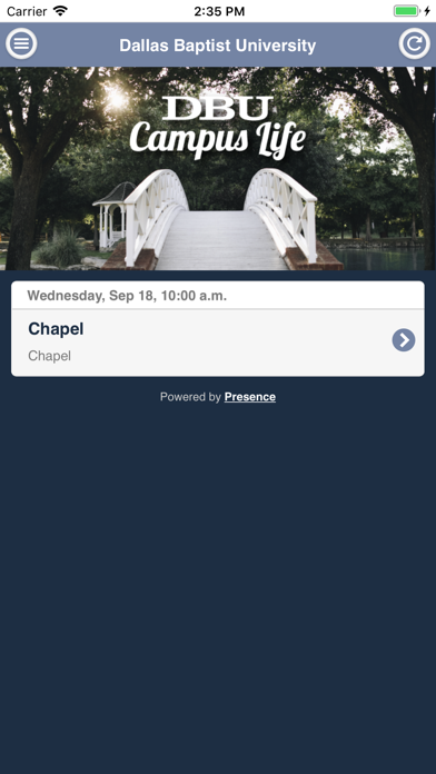 Screenshot #2 pour DBU Campus Life