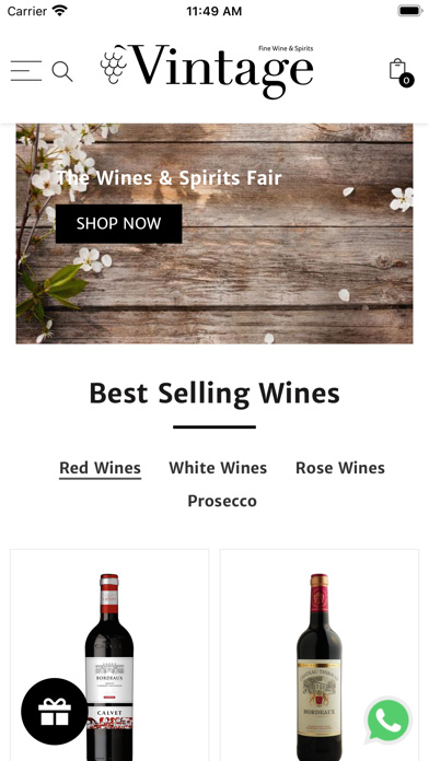 Screenshot #2 pour Vintage Wine & Spirits