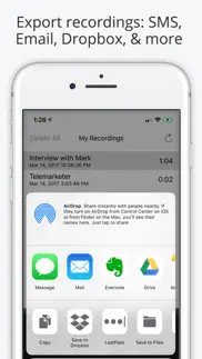 call recorder pro for iphone iphone screenshot 2