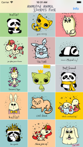 Animated Animal Stickers Pack screenshot
