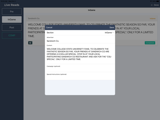 Live Reads app screenshot 3