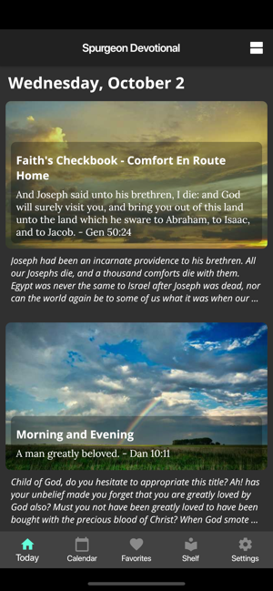 Daily Spurgeon Devotional